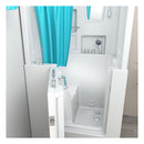 Acqua Vapore Seniorendusche und Kombination Wanne mit Whirlpool S02D-WP-A-L 78x100x205cm