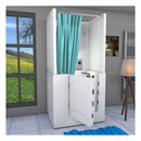 Acqua Vapore Seniorendusche und Kombination Wanne mit Whirlpool S02D-WP-B-L 100x78x205cm