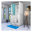 Acqua Vapore Seniorendusche und Kombination Wanne mit Whirlpool S02D-WP-B-L 100x78x205cm