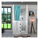 Acqua Vapore Seniorendusche und Kombination Wanne mit Whirlpool S02D-WP-TH-B-L 100x78x205cm