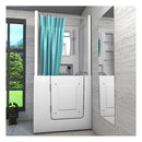 Acqua Vapore Seniorendusche und Kombination Wanne mit Whirlpool S02D-WP-TH-C-L 100x78x205cm