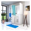 Acqua Vapore Seniorendusche und Kombination Wanne mit Whirlpool S08D-WP-TH-B-L 110x68x205cm