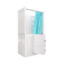 Acqua Vapore Seniorendusche und Kombination Wanne mit Whirlpool S08D-WP-TH-C-L 110x68x205cm