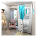 Acqua Vapore Seniorendusche und Sitzwanne Kombination Wanne mit Tür S02D-C-L 100x78x205cm