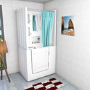 Acqua Vapore Seniorendusche und Sitzwanne Kombination Wanne mit Tür S02D-C-R 100x78x205cm