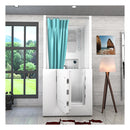 Acqua Vapore Seniorendusche und Sitzwanne Kombination Wanne mit Tür S02D-TH-B-L 100x78x205cm