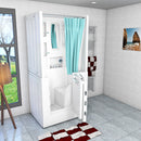 Acqua Vapore Seniorendusche und Sitzwanne Kombination Wanne mit Tür S02D-TH-B-R 100x78x205cm