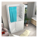 Acqua Vapore Seniorendusche und Sitzwanne Kombination Wanne mit Tür S08D-B-L 110x68x205cm