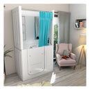 Acqua Vapore Seniorendusche und Sitzwanne Kombination Wanne mit Tür S08D-B-R 110x68x205cm