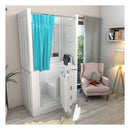 Acqua Vapore Seniorendusche und Sitzwanne Kombination Wanne mit Tür S08D-B-R 110x68x205cm