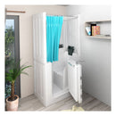 Acqua Vapore Seniorendusche und Sitzwanne Kombination Wanne mit Tür S08D-C-R 110x68x205cm