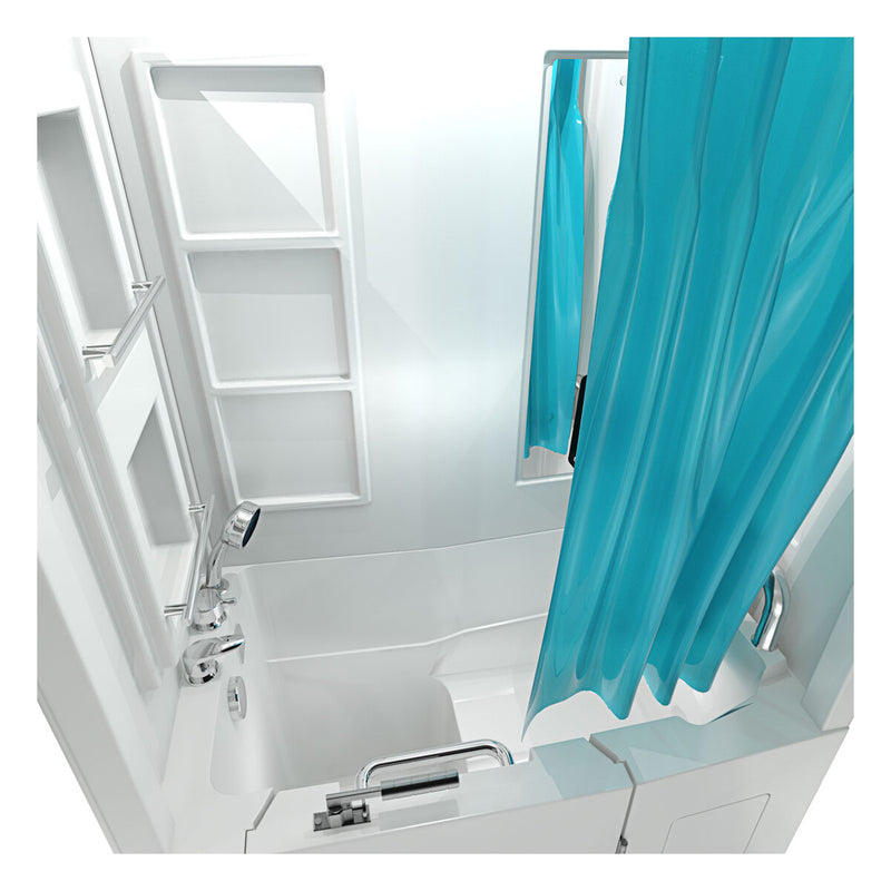 Acqua Vapore Seniorendusche und Sitzwanne Kombination Wanne mit Tür S08D-C-R 110x68x205cm
