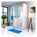 Acqua Vapore Seniorendusche und Sitzwanne Kombination Wanne mit Tür S08D-TH-B-L 110x68x205cm