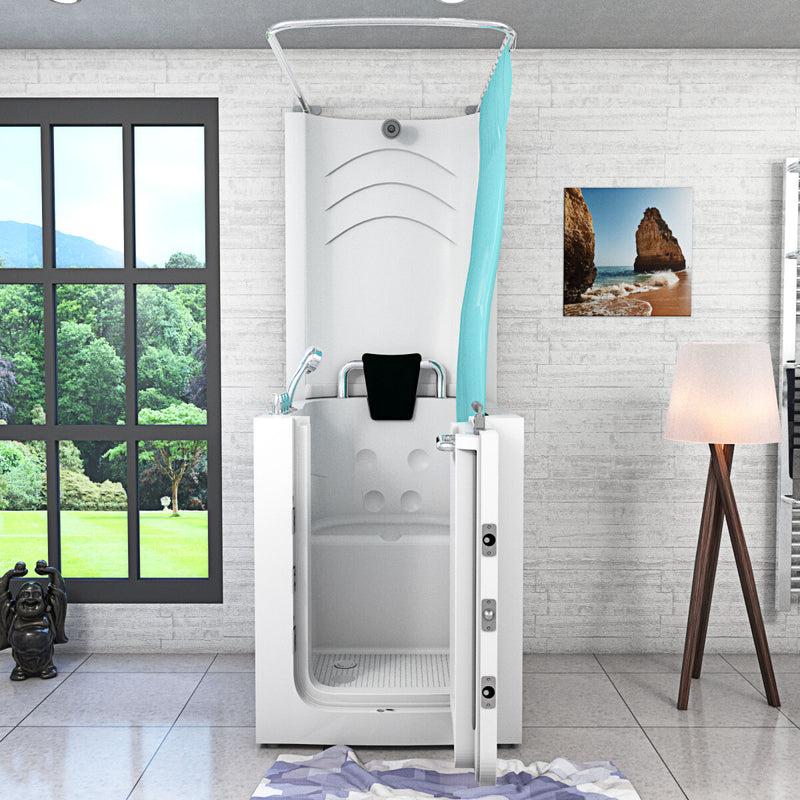 Acqua Vapore Seniorendusche und Sitzwanne Kombination Wanne mit Tür S10D-TH 80x90x215cm