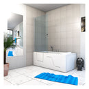 Acqua Vapore Seniorendusche und Sitzwanne Kombination Wanne mit Tür S17D-TH-R-EC 75x150x194cm