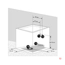 Acqua Vapore Seniorendusche und Sitzwanne Kombination Whirlpool mit Tür S10D-WP 80x90x215cm