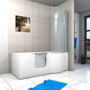 Acqua Vapore Seniorendusche und Wanne mit Whirlpool S12D-AIR-L-ALL Dusche 170x85cm