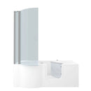 Acqua Vapore Seniorendusche und Wanne mit Whirlpool S12D-AIR-R Dusche 85x170cm ohne 2K Scheiben Versiegelung OHNE 2K Scheiben Versiegelung