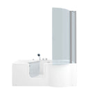 Acqua Vapore Seniorendusche und Wanne mit Whirlpool S12D-EH-AIR-L Dusche 170x85cm ohne 2K Scheiben Versiegelung