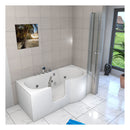 Acqua Vapore Seniorendusche und Wanne mit Whirlpool S12D-EH-WP-L-EC Dusche 170x85cm mit 2K Scheiben Versiegelung