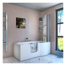 Acqua Vapore Seniorendusche und Wanne mit Whirlpool S12D-TH-WP-L-EC Dusche 170x85cm mit 2K Scheiben Versiegelung