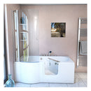 Acqua Vapore Seniorendusche und Wanne mit Whirlpool S12D-TH-WP-R Dusche 85x170cm ohne 2K Scheiben Versiegelung