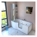 Acqua Vapore Seniorendusche und Wanne mit Whirlpool S12D-TH-WP-R-EC Dusche 85x170cm mit 2K Scheiben Versiegelung