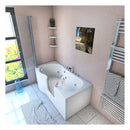 Acqua Vapore Seniorendusche und Wanne mit Whirlpool S12D-TH-WP-R-EC Dusche 85x170cm mit 2K Scheiben Versiegelung