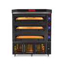 SGS Gastro Bakery & Confectionery Oven - 3 Baking Chambers with Steam System - Base and Hood - 31.5 kW - 400 V