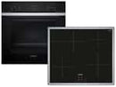 Siemens EQ212XA02Z Set Backofen Edelstahl HB213ABS3 + Induktionskochfeld EH64KBFB5E