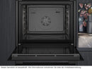 Siemens Set EQ524I3BZ Backofen Deep Black Inox HB237GBB3 + Induktionskochfeld autark EH845BFB5E