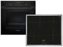 Siemens Set EQ522I1BZ Backofen Deep Black Inox HB237GBB3 + Induktionskochfeld autark EH64KBFB5E