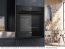 Siemens Set PQ225EA00Z Pyrolyse Backofen Deep black inox HB271ABB3 + Glaskeramikkochfeld autark ET845HH17