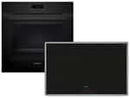 Siemens Set PQ225IA00Z Pyrolyse Backofen Deep black inox HB271ABB3 + Induktionskochfeld autark EH845BFB5E