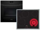 Siemens Set PQ223EA00Z Pyrolyse Backofen Deep black inox HB271ABB3 + Glaskeramikkochfeld autark ET645BNA1E