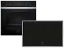 Siemens Set PQ214IA02Z Pyrolyse Backofen Edelstahl HB273ABS3 + Induktionskochfeld EH845BFB5E
