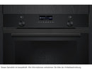Siemens PQ526EA6BZ Set Pyrolyse Backofen Deep Black Inox HB279GBB3 + Induktionskochfeldabzug ED651BS16E
