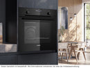 Siemens PQ526EA6BZ Set Pyrolyse Backofen Deep Black Inox HB279GBB3 + Induktionskochfeldabzug ED651BS16E