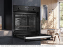 Siemens PQ526EA6BZ Set Pyrolyse Backofen Deep Black Inox HB279GBB3 + Induktionskochfeldabzug ED651BS16E