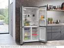 Siemens KF96DPXEA French Door Kühl-Gefrierkombination Edelstahl Schwarz