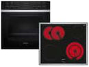 Siemens PQ212KA10 Set Einbauherd HE273ABS3 Edelstahl + Glaskeramikkochfeld EA64RGNA1E