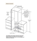 Signature Einbaukühlschrank SKSCR2411P , 1 Tür, 60 cm, 386 Liter