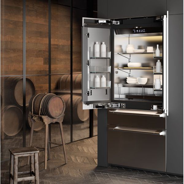 Signature built-in refrigerator SKSFD3614P, 2 doors, 2 drawers, 90 cm, 486 liters