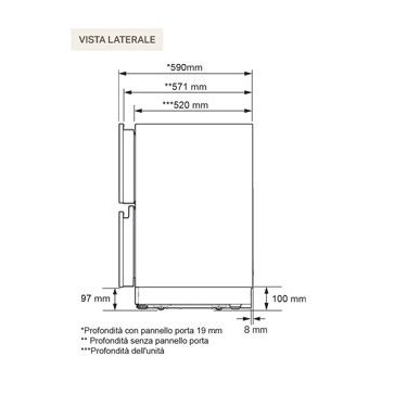 Signature Unterbau Multi Kühl Lade SKSUD2402E, 2 Laden, 60cm, 96Liter