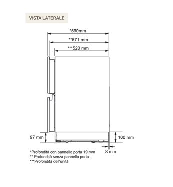 Signature Unterbau Multi Kühl Lade SKSUD2402E, 2 Laden, 60cm, 96Liter