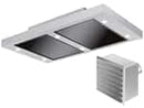 Silverline ALD1041SIWM SET Altena ALD1041S Deckenhaube 100 cm Edelstahl/Schwarzglas + Innenwandmotor
