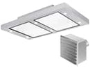 Silverline ALD1041WIWM SET Altena ALD1041W Deckenhaube 100 cm Edelstahl/Weißglas + Innenwandmotor