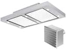 Silverline ALD1241WIWM SET Altena ALD1241W Deckenhaube 120 cm Edelstahl/Weißglas + Innenwandmotor