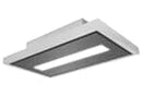 Silverline One Stripe OSUD 124 S Deckenhaube 120 cm Edelstahl/Schwarzglas