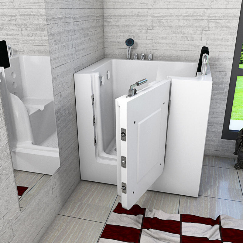 Acqua Vapore Sitzbadewanne Senioren Sitzwanne mit Tür S02-TH-A-R 78x100cm